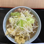 らーめん 蓮 - 小ラーメン（¥780税込み）生姜/ニンニク増し　