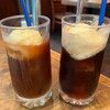 喫茶さくら - ドリンク写真:どちらがコーラてどちらがコーヒーでしょう〜♫