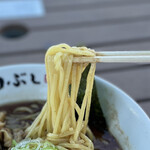 Ramen Tabushi - 麺のアップ