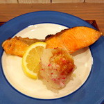 酒嚢飯袋 - 定食で選んだ甘塩鮭