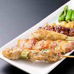<Charcoal-Grilled skewer > Price for one piece