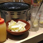 0秒檸檬沙瓦 仙台內臟燒肉酒場 Tokiwa-tei 新潟站前店 - レモンサワー飲み放題　60分500円　30分延長　330円　２セット