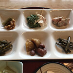 Yukidaruma Kafe - 山菜の盛り合わせ