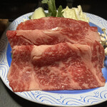 小野川温泉　吾妻荘 - すき焼きのお肉