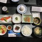 小野川温泉　吾妻荘 - 朝食　ごはんが美味しい