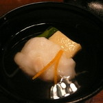 椀もの　ふわふわのしんじょと玉子豆腐