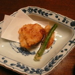 割烹 利助 - 河豚のから揚げ