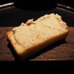 薪鳥新神戸 - 薪焼きのトースト + 鳥肉のリエット