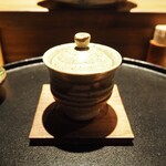 薪鳥新神戸 - 新玉葱のすり流し + 三重県産 あおさ