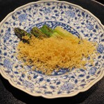 薪鳥新神戸 - 薪焼きアスパラガス チェダーチーズがけ