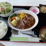 カフェテラス ハナノキ - 煮込みハンバーグ(本日のランチ)