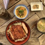 洋風寒天レストラン ひまわり亭 - ソースカツ丼セット