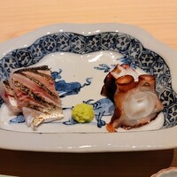 枯淡 - カマスと煮タコ