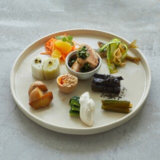 多種多様なごま料理を楽しむことができるフードメニュー
