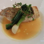エルルカン・ビス - 13.2月　平スズキのポワレ　ニンジンサフランソース