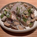 和食・酒 えん - 真鯛とあさりの梅酒蒸し1200円