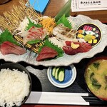 Sakura Suisan - 本日の魚河岸お刺身定食(ご飯少なめ)_¥1,000