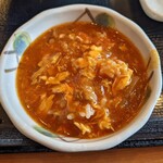 丸亀製麺 - ごはんにスープon♪