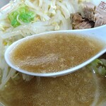 ラーメン二郎 - 脂ガッツリ出てますね～