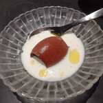 焼肉ホルモン 風土. - 蕗の薹のチョコレートムース&花椒ミルク