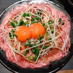 焼肉ホルモン 風土. - 知床和牛のカルパッチョ