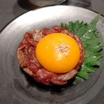 焼肉ホルモン 風土. - ラムユッケステーキ