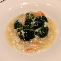 水綾閣 - ブロッコリーの蟹肉あんかけ