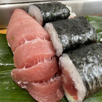 土橋寿司 - 締めの巻物は鉄火巻き。マグロはオマケ？