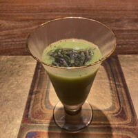 割烹 隆 - エンドウ豆のすり流し