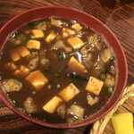 かにや - 赤出汁