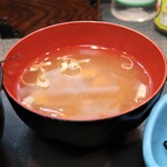 魚料理 のじま - アサリのお味噌汁