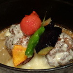 KITCHEN TSUNAGU - ゴルゴンゾーラハンバーグ（１，３００円）