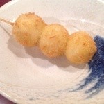 居酒屋 蚕豆 - Ｈ25.03　串揚げ【うずら】