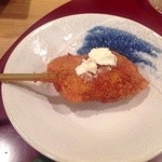 居酒屋 蚕豆 - Ｈ25.03　串揚げ【ささみチーズ】