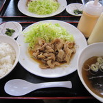 小林亭 - 生姜焼肉定食　500円


