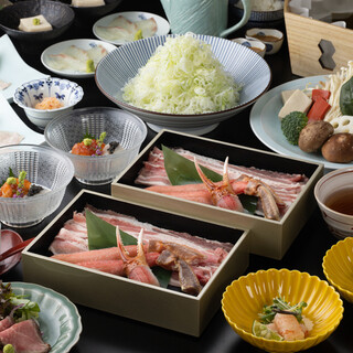 The main character is ``Dashi Shabu'', and you can enjoy a variety of dishes with supporting roles.