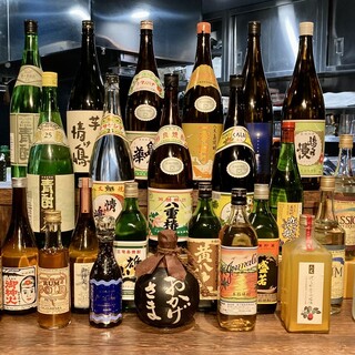 汇集了很多作为东京当地酒的日本酒和烧酒!