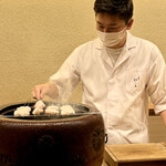 鎌倉 北じま - クエの炭火焼き