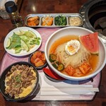 焼肉UMAMI - 本場盛岡冷麺定食¥1280-