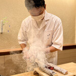 鎌倉 北じま - 太刀魚の棒寿司