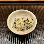 鎌倉 北じま - 真竹と釜揚げひじきと天然芹炊き込みご飯