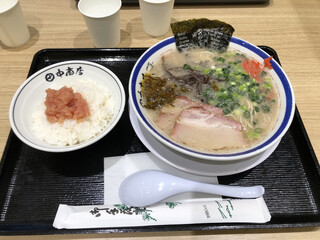 tanakashouten - らーめん ¥850＋明太ごはん ¥350