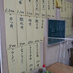 登喜和家食堂 - メニュー