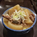 Sumibiyaki Tori Kohaku - もつ煮　　500円