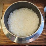 米と焼肉 肉のよいち - 釜炊きご飯