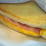 タリーズコーヒー - ホットサンドハム&スクランブルエッグセット