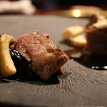 個室焼肉 牛道 - シャトーブリアンのステーキ