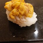 菊水鮓 - ウニ　淡路島の由良産は希少品で絶品
