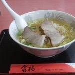 亀福食堂 - 塩ラーメン大盛り（750円）