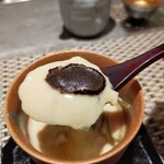 八王子 ステーキ 鉄板焼 いわ倉亭 - トリュフ茶碗蒸しをアップで！（笑）